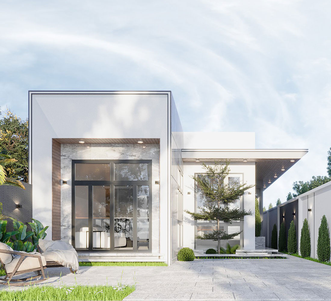 Biệt thự vườn hiện đại tại Cà Mau 